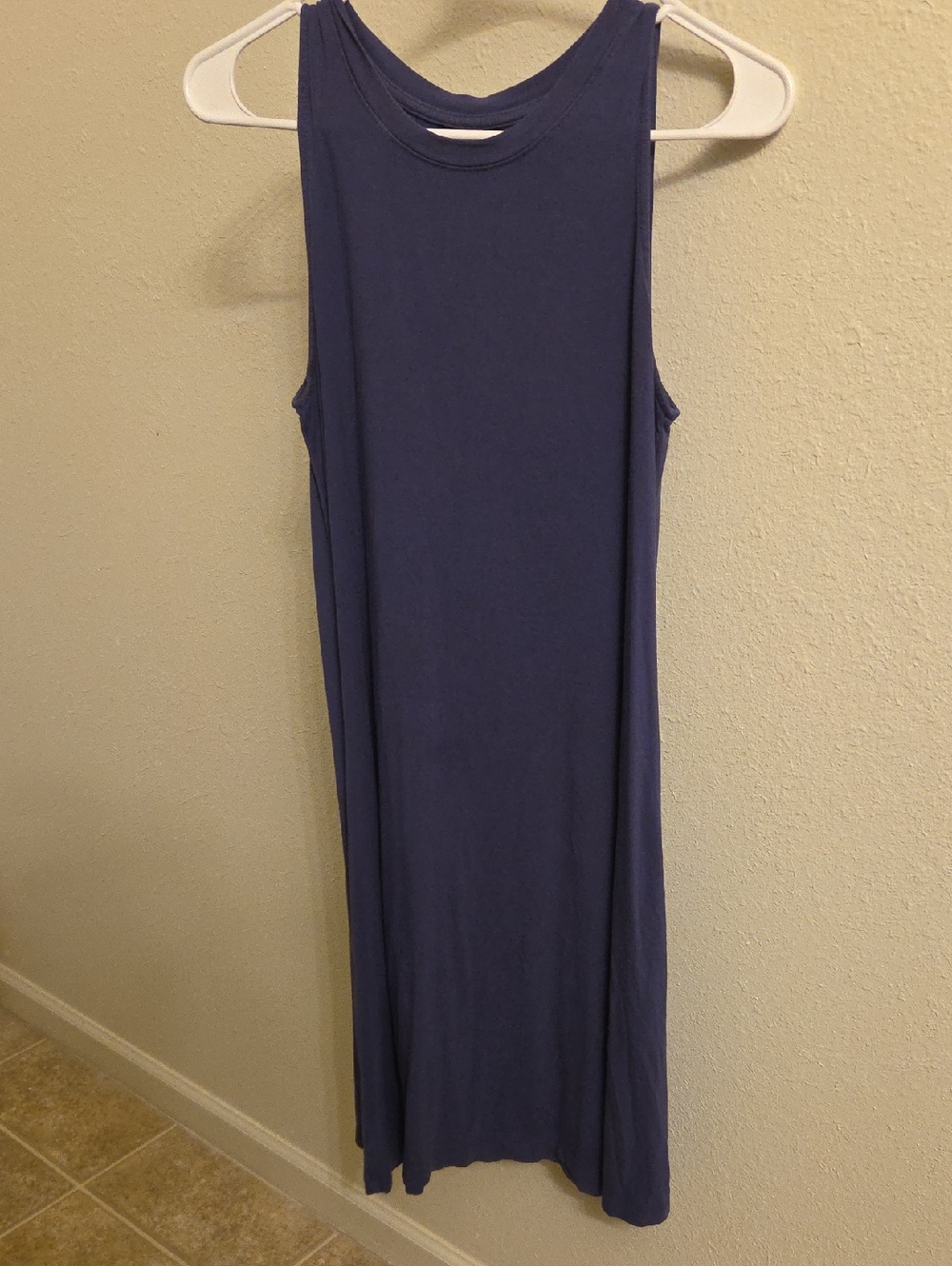 Time and Tru Dull Purple Sleeveless Maxi Dress